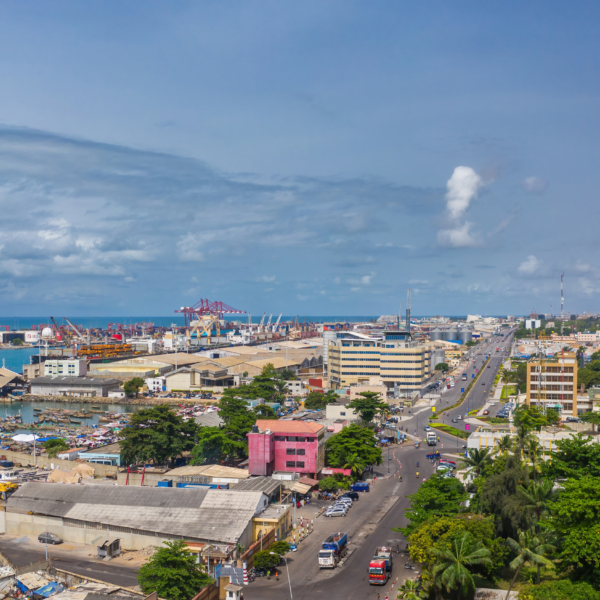 View from Viktor Résidence, Cotonou, Benin